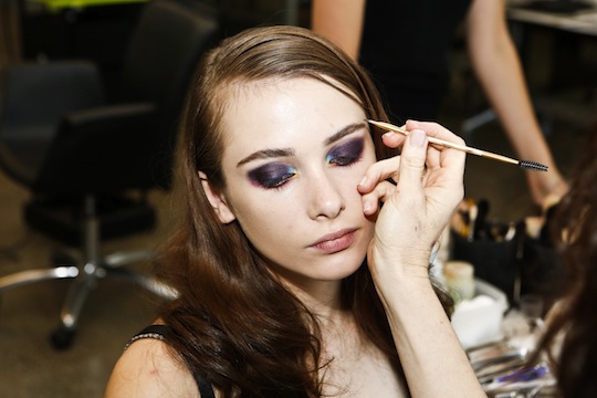 LMFF runway makeup