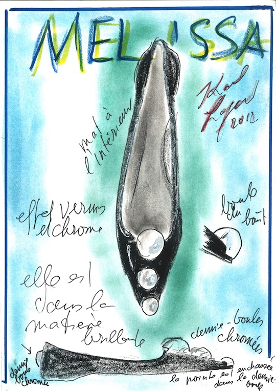 karl Lagergeld for melissa