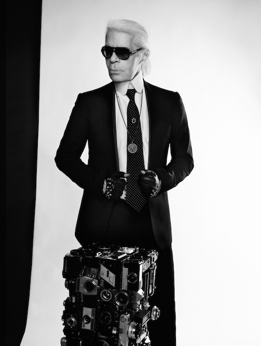 KARL LAGERFELD selfportrait 1