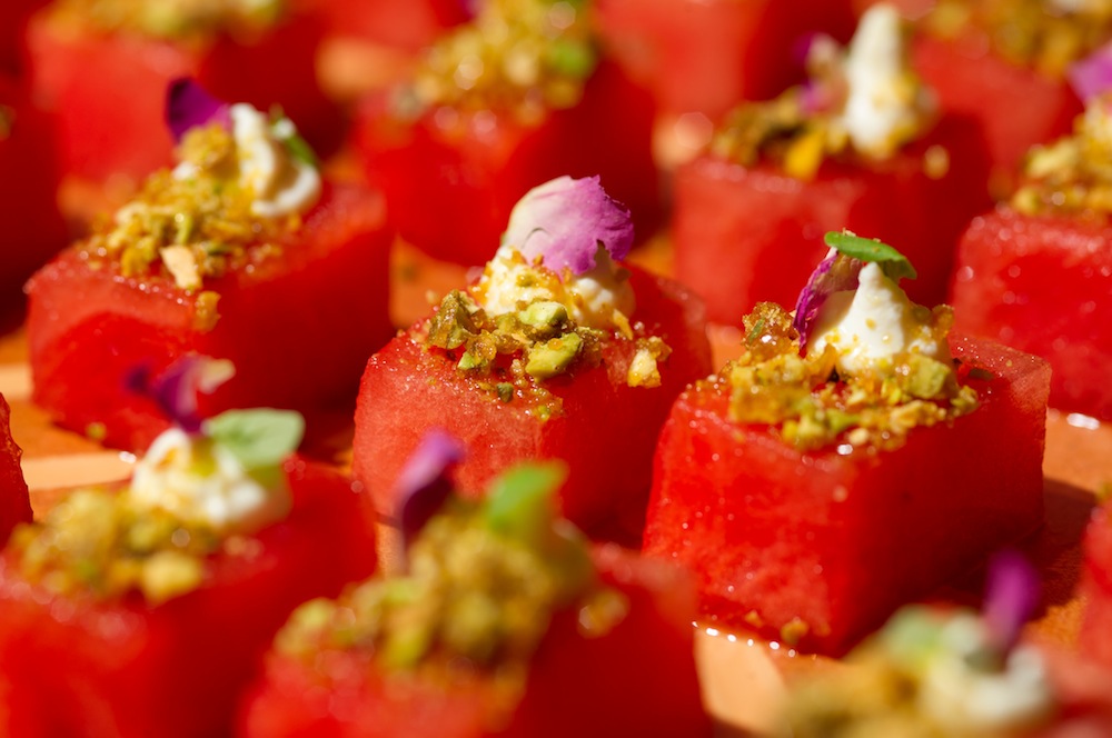 marinated watermelon