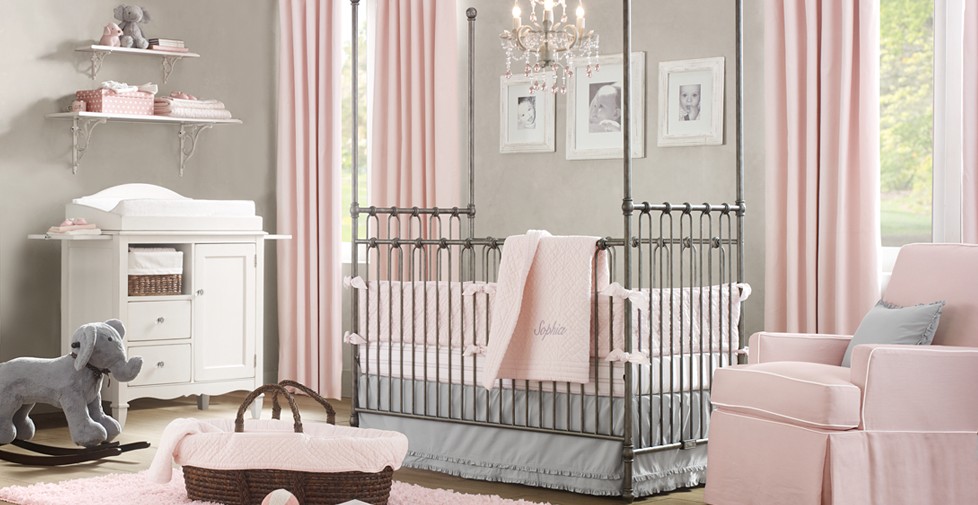 baby-girl-room-ideas-pink-and-grey